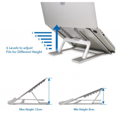 2020 Universal Laptop Stand Aluminum Lapdesks for 11-15 inch Computer  Adjustable Cooling Laptop Stand