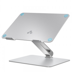adjustable folding aluminum desktop monitor stand portable laptop stand holder